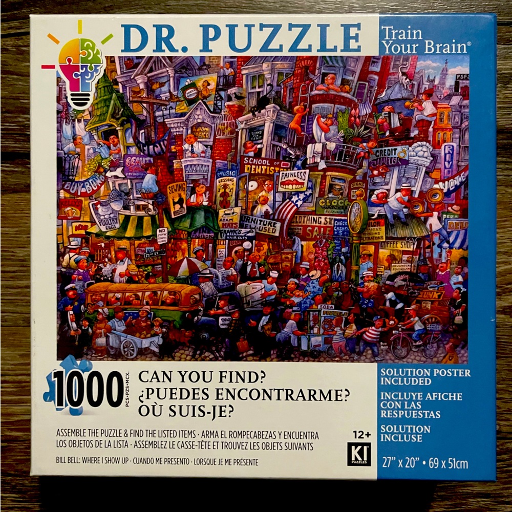 KI Dr. Puzzle Train your brain Can you find? 1000 piece puzzle 🧩